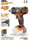 LI-ION CORDLESS IMPACT WRENCH (INDUSTRIAL) - 4AH BATTERY 2PCS AND 1 PC CHARGER [169 + 115 + 115 + 55 = 454]