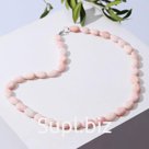 Бусы капля "Агат розовый", 45см
