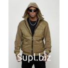 Куртка спортивная мужская, размер 48, цвет горчичный