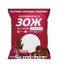 Конфеты шоколадные ЗОЖ горький шоколад Multibar без сахара 150г