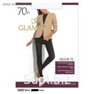 Колготки женские GLAMOUR Velour 70 den, цвет загар (daino), размер 3