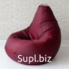 Кресло груша XXXL ткань оксфорд бордо. Арт: КГXXXLок3