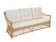 Диван Impero 3ps (с упаковкой) Индийское дерево, RAL 1000, Mossle 100