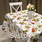 Скатерть праздничная ПВХ на тканевой основе, р-р 140*170 см