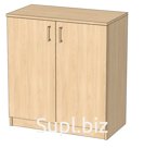 Pedestal for office equipment with shelf