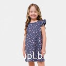 Платье для девочки KAFTAN Kitten, размер 32 (110-116 см), тёмно-серое
