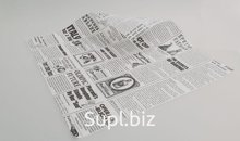 Лист 305*305 мм, ВПМ + парафин,"Газета"