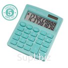 Калькулятор настольный Citizen SDC810NRGNE, 10 разр., двойное питание, 127*105*21мм, бирюзовый