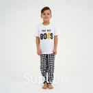 Пижама детская (футболка, брюки) KAFTAN Boss, размер 32 (110-116 см)