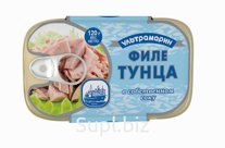 УЛЬТРАМАРИН Филе тунца в собств.соку, ключ УЛЬТРАМАРИН