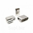 Замок 20х6 мм для плоских браслетов Сталь