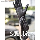 Перчатки женские, размер 8, цвет тёмно-коричневый