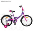 Велосипед 18" Novatrack Vector, 2019, цвет фиолетовый