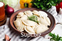 Вареники с  картофелем и грибами фас.1,0кг х10шт
