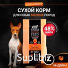 Dry feed for dogs of small breeds Buddy Dinner Super -class Orange Line, hypoallergenic full -line without additives 100% natural composition with turkey 7 kg
