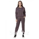 Костюм женский I am very glad to see you, размер 44, цвет коричневый