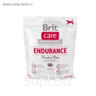 Сухой корм Brit Care Dog Endurance для активных собак, утка/рис, 1 кг.