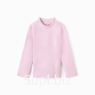 Водолазка для девочки, цвет розовый, рост 104 см