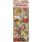 Наклейки объемные Апплика "3D наклейки", 11*29см