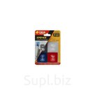 SH5-S4BMIX-24  СИЛА Крючки на силикон. крепл. 5х5, набор BOY, до 1 кг, 4 шт. [SH5-S4BMIX-24]