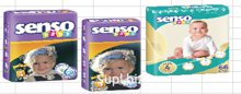 Детские подгузники "Senso Baby" (сегмент "средний") maxi В4 (7-18 кг) 40 шт/уп поштучно
