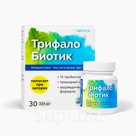 «ТрифалоБиотик»
(Капсулы массой 0,335 мг, № 30, полимерная банка в картонной коробке
Пищевой концентрат)