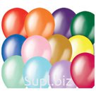 Воздушные шары, 100шт., М12/30см, Поиск, ассорти, металл
