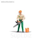 Фигурка лесозаготовщика с аксессуарами