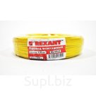Провод монтажный автомобильный &quot;REXANT&quot; (0.5 мм2  100м ) ПГВА , желтый