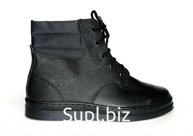 «ПИЛОТ-дорожник» ботинки мужские для асфальтоукладчиков юфть/кирза мягкий кант, высота 18 см