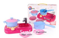 Kitchen + set of dishes in a box (5 pcs) Article: T5989