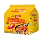 Лапша б/п BAIXIANG для жарки со вкусом морепродуктов (113г*5шт*6) Китай