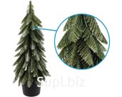 Decorative spruce in a pot. Size: 20x20x32 cm.