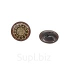 Пуговица пальтовая на ножке (пластик), 6 шт