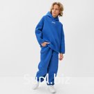 Костюм детский (худи, брюки) MINAKU: Basic Line KIDS, oversize, синий, рост 140 см