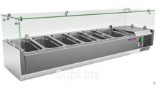Настольная холодильная витрина COOLEQ VRX 1500/380