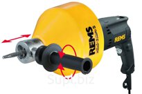 REMS mini-cobra a cleaning device for cleaning pipes with an electric drive