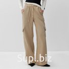 Брюки карго женские MIST размер M, бежевые