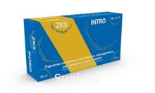 Перчатки ZKS  M смотровые нитриловые  н/стер неопудр голубые 500/50 Китай