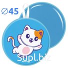 Ice-skate cat on a blue background Article: 18411_conclusion