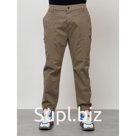 Джинсы карго мужские, размер 54, цвет бежевый