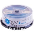 Диск DVD+RW 4.7Gb Smart Track 4x Cake Box (25шт)
