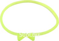 Silicone bracelet with a bow