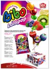 Кондитерские изделия, Леденец на палочке Bibo, чупа чупс