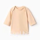 Футболка с длинным рукавом Bloom Baby, рост 74 см, бежевый