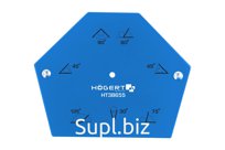 HOEGERT Шестигранный магнитный угольник для сварочных работ 34кг, размер: 138х110х26мм