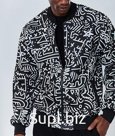Куртка джинсовая мужская, цвет черный SS24-KUM3015
