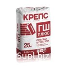 Крепс ГШ Плюс 25 кг штукатурка гипсовая (56шт)