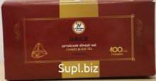 Китайский черный чай LU JIA YUAN 100 чайных пирамидок