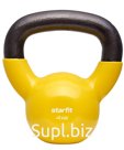 Гиря виниловая STARFIT DB-401 4 кг, желтый.